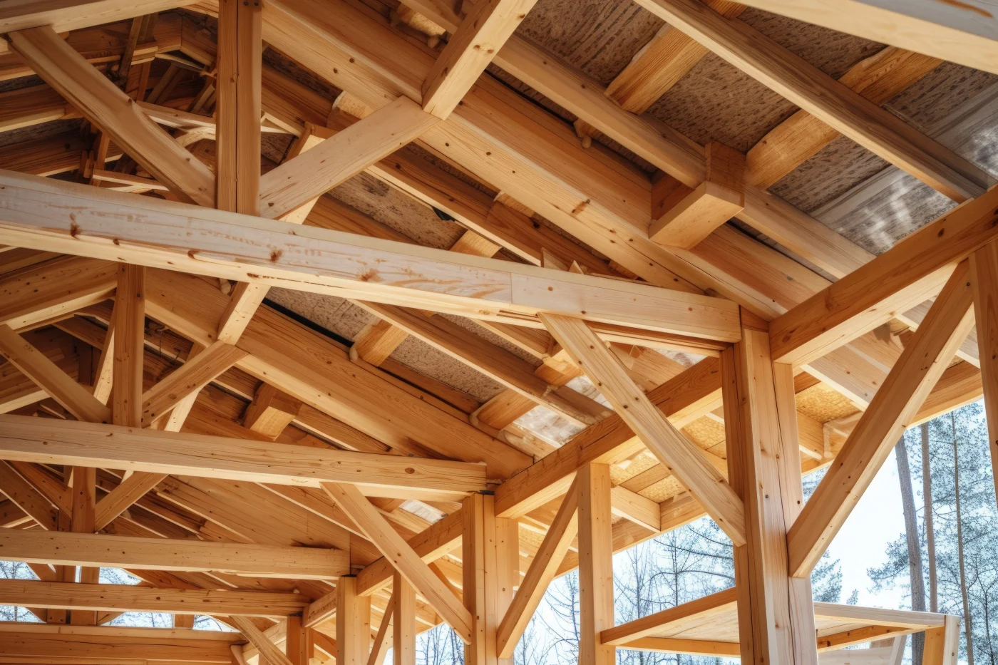 Calm Residential Truss In Warrensburg Mo North Country Truss Image
